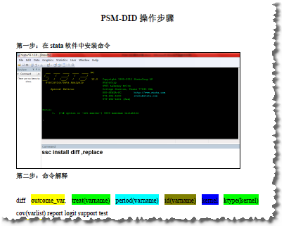 DIDPSM DID PSMDIDdo文件 DID需要满足的五个条件检验手把教你倍差法STATA命令实操 经管文库原现金交易版