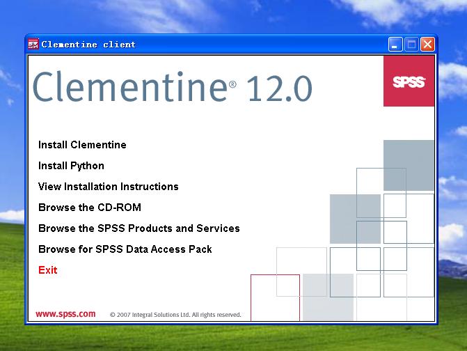 spss clementine 12.