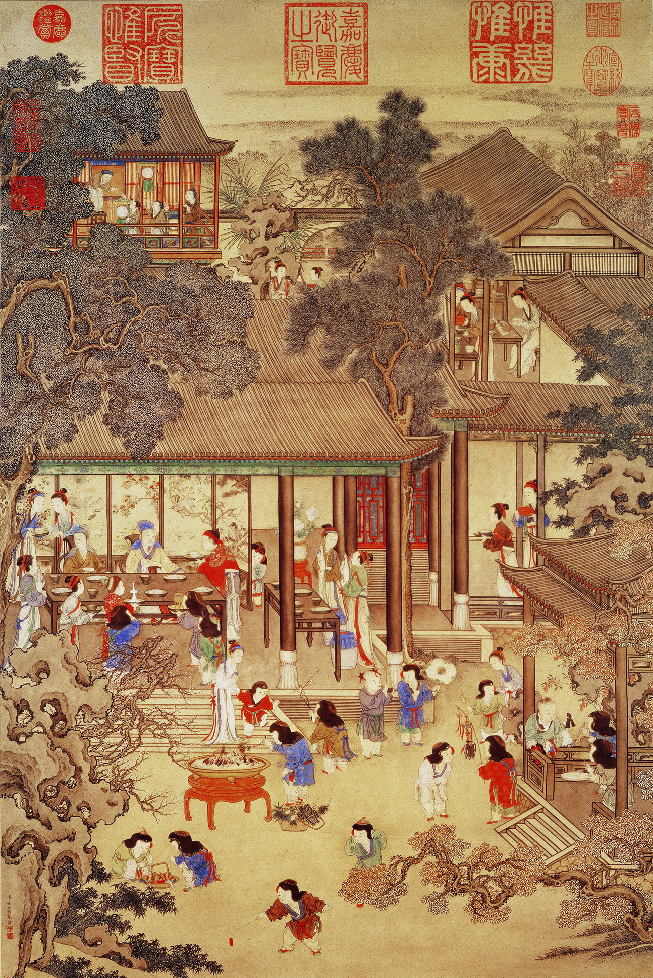 代表中国十大吉庆名画的真迹画