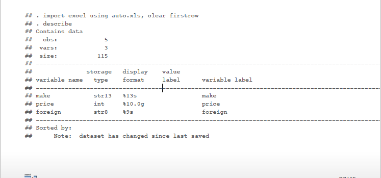 how to input data in stata 12