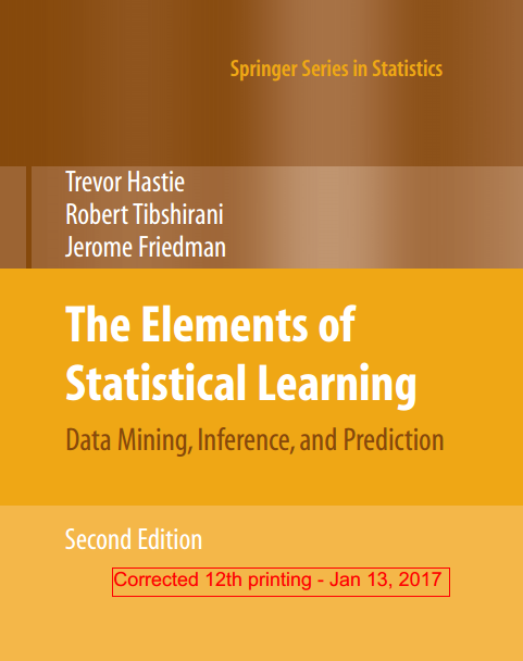 The The Elements of Statistical Learning