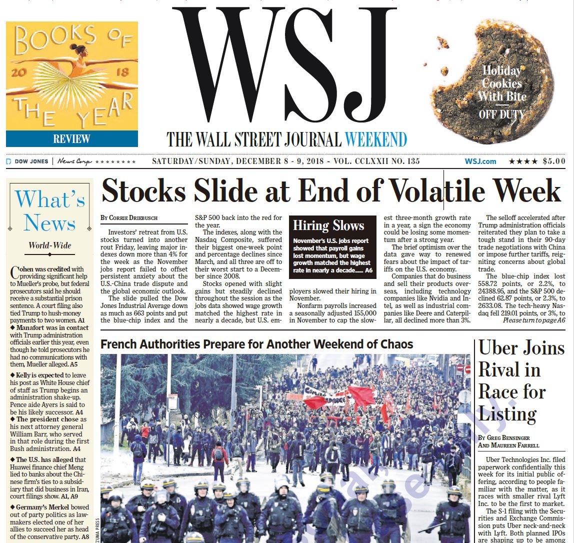 the wall street journal-2018-12-08 to 09 pdf