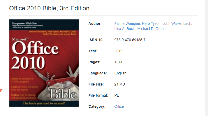 Office 2010 Bible, 3rd Edition.png