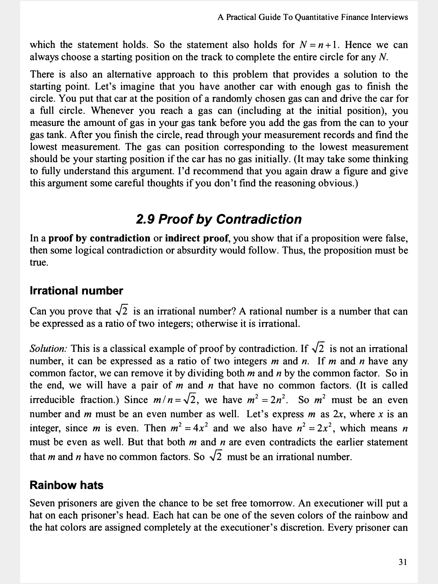 量化绿宝书 高清版PDF： A Practical Guide To Quantitative Finance Interviews 金融