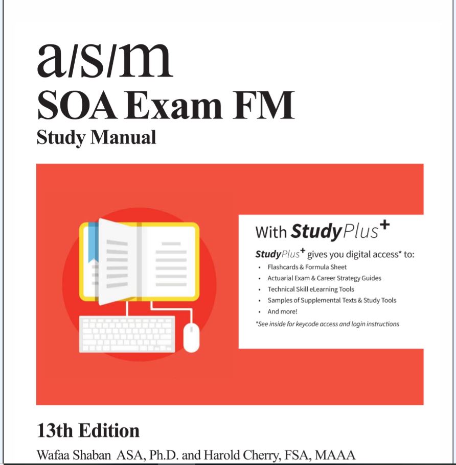 SOA FM EXAM ASM 13th Manual PDF - 灌水吧- 经管之家(原人大经济论坛)