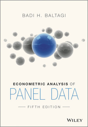 Econometric Analysis Of Panel Data, 5th Ed, By B. Baltagi (2013, Wiley ...