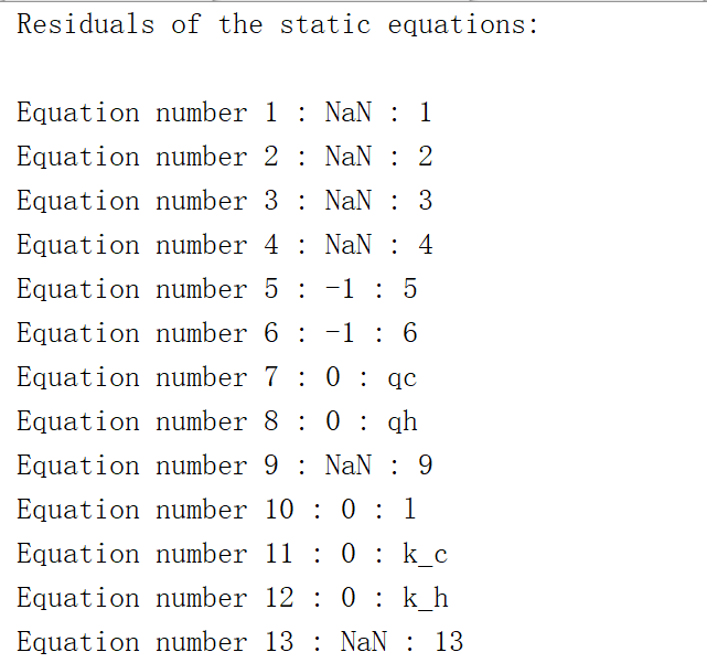 static equations