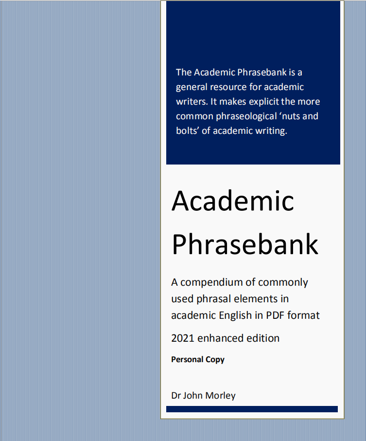 academic phrasebank 2018 pdf