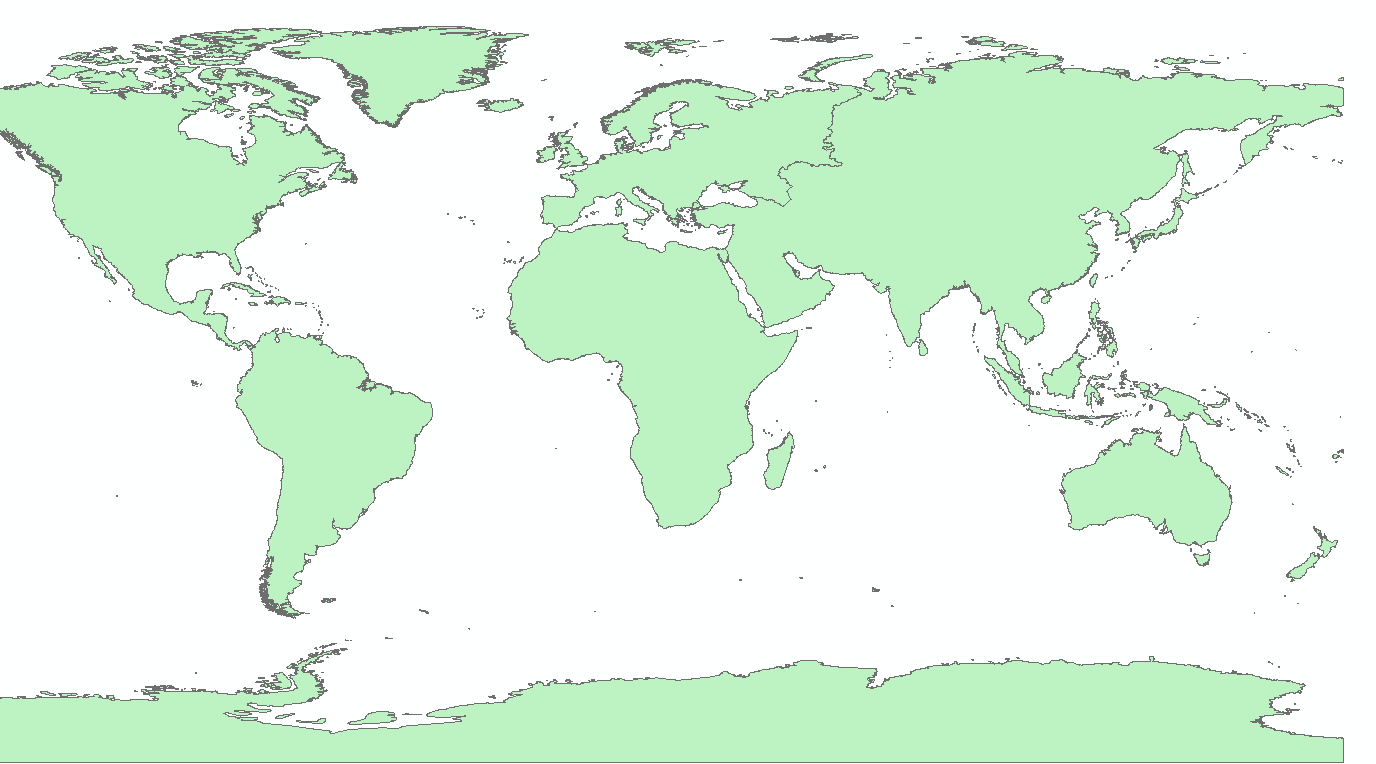 世界各国轮廓图PPT图片