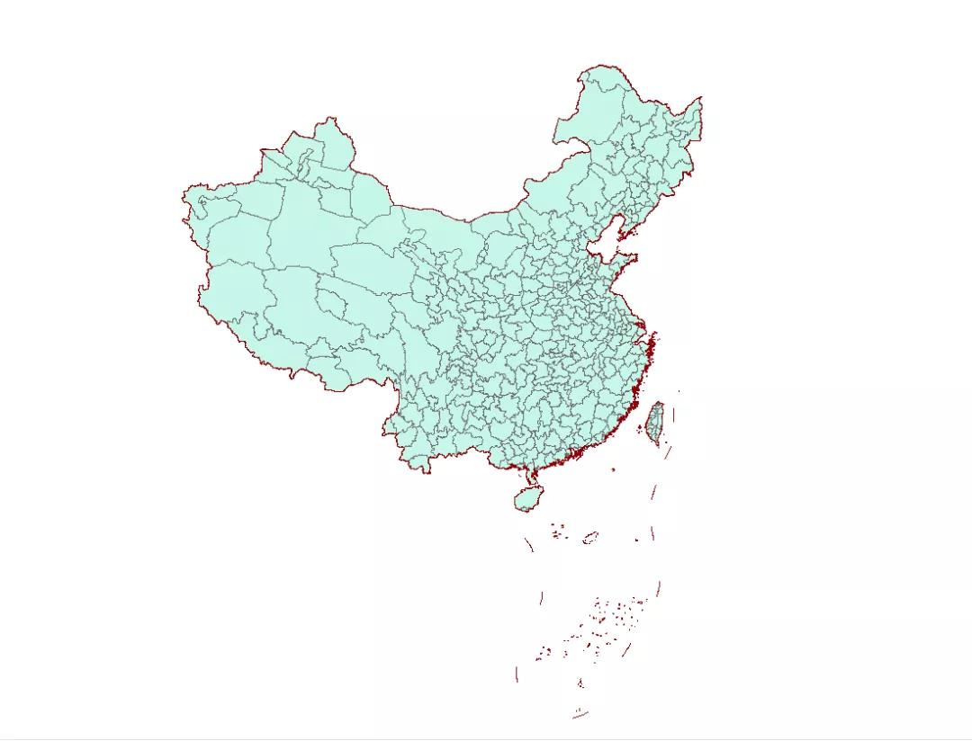 全国分省市县乡镇行政区划矢量图中国地图专