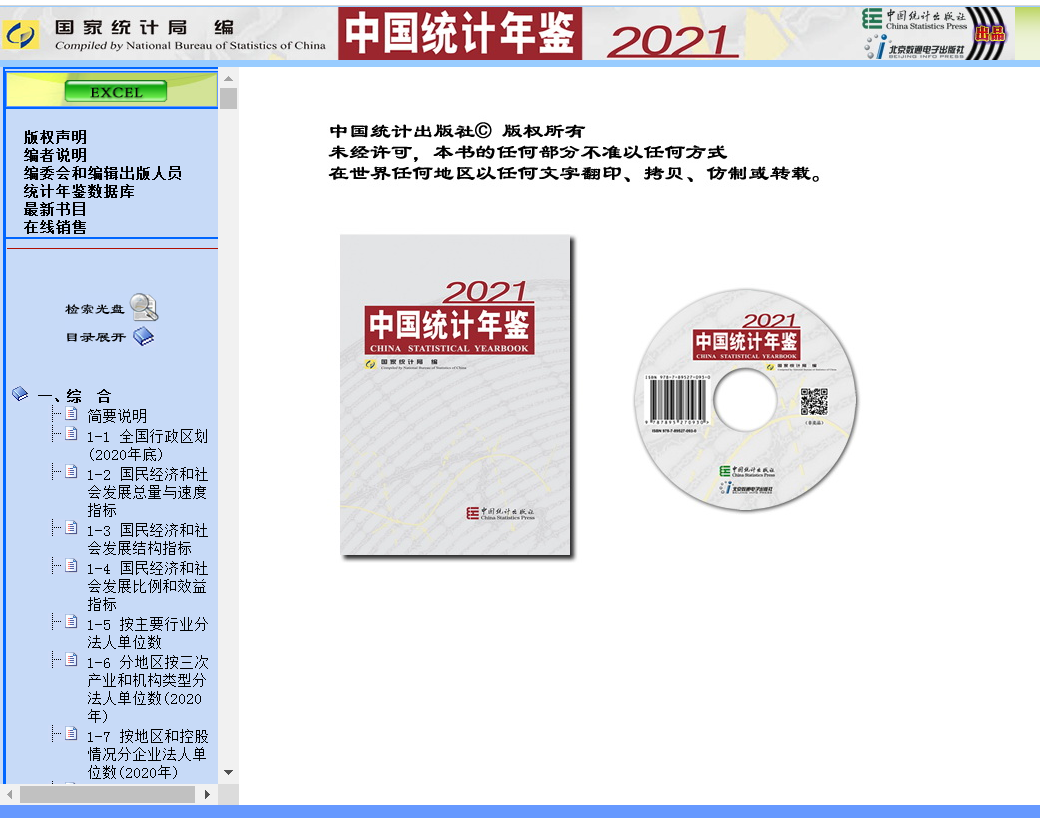 中国统计年鉴2021（光盘版） - 数据交流中心- 经管之家(原人大经济论坛)