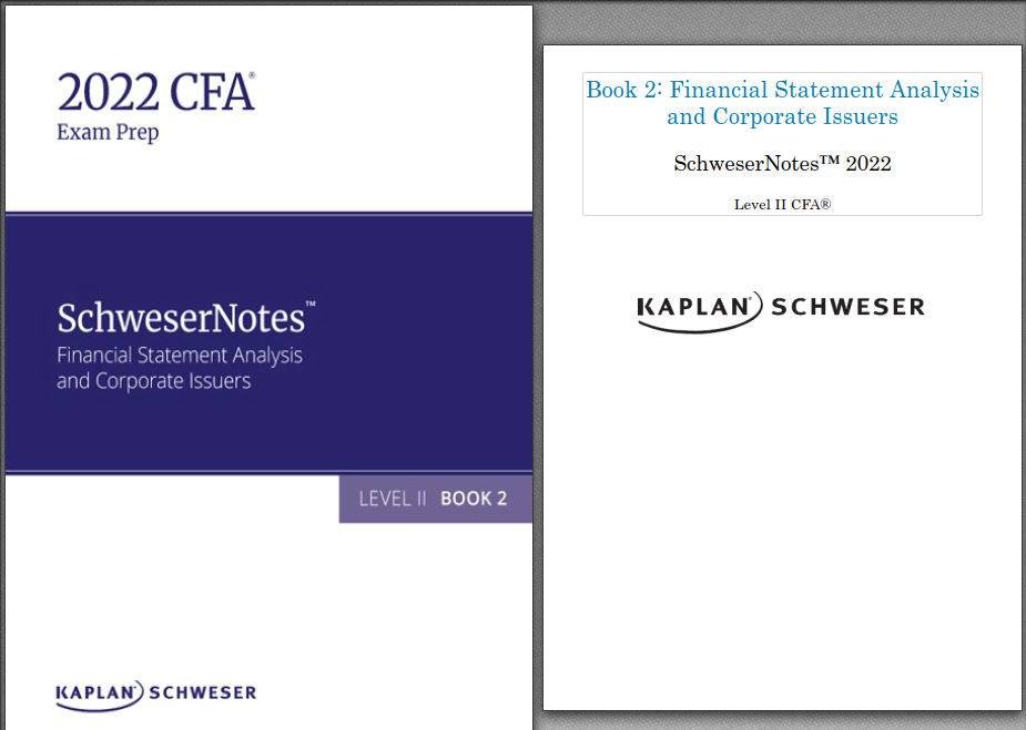 2022年CFA二级notes(6本高清) - 经济类- 经管之家(原人大经济论坛)