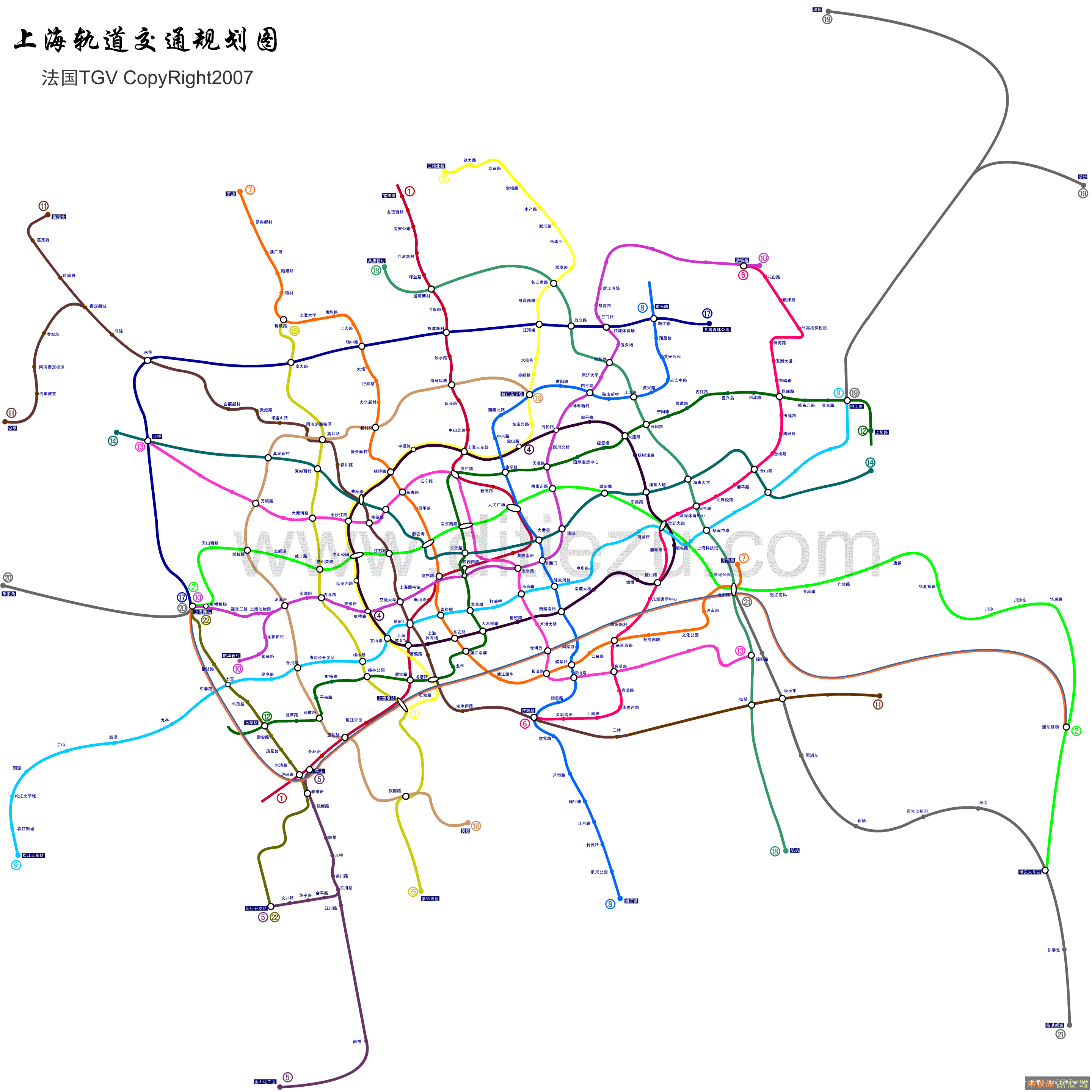 上海重固规划地铁图片